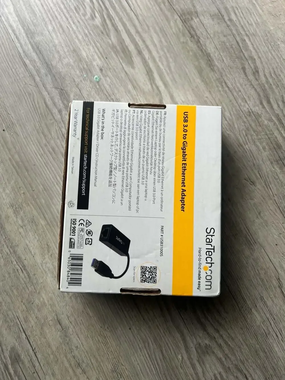 StarTech.com USB 3.0 to Gigabit Ethernet Adapter USB31000S